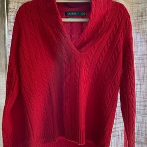 Women’s Ralph Lauren v-neck sweater